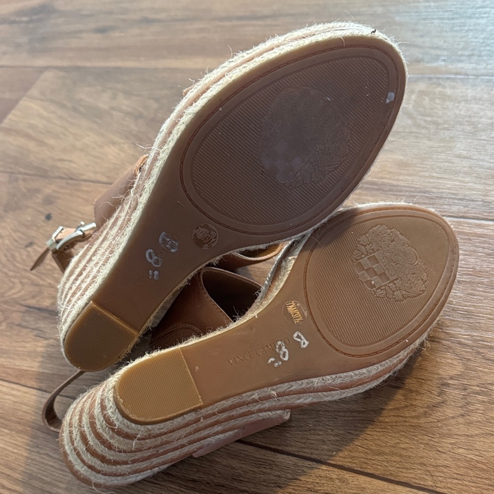 Vince Camuto Brown Espadrille Sandals - Picture 4 of 4